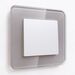 Выключатель одноклавишный (белый матовый) / W1110061
