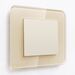 Выключатель одноклавишный проходной (айвори матовый) / W1112062