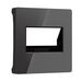 Накладка для двойной розетки Еthernet RJ-45 (черный акрил) / W1191148