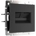 Розетка двойная Ethernet RJ-45 (черный матовый) / W1182208
