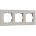 Рамка на 3 поста (дымчатый, Slab) / W0032917